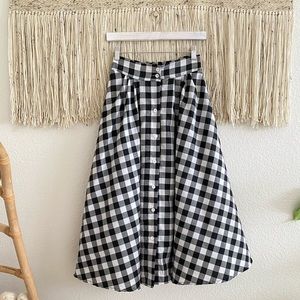 NWOT Handmade Vintage style Checkered Poodle Skirt